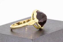 14 Karat Vintage Gold Granat Ring - 19,2 mm