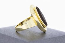 Vintage Rauchquarzring 14 Karat Gold - 18.5