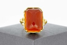 Vintage Karneol Gold Ring 14 Karat - 17,6 mm