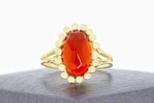 Vintage Karneol Gold Ring 14 Karat - 18 mm