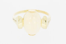 Goldene Opalring 14 Karat - 18,5 mm