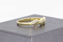 Fantasy 14 Karat Diamant Goldring - 17,9 mm