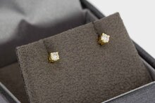 14 Karat Gold Diamant Ohrstecker - 2,4 mm