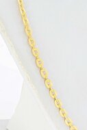 Anker gelb Goldkette 18 Karat - 71 cm