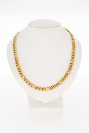 Figaro Goldkette 14 Karat - 45,5 cm