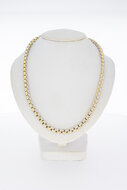 Halskette aus 14 Karat Goldbarren - 46,2 cm