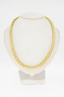 14 Karat Fuchsschwanz Goldkette - 45,1 cm