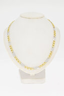 14 Karat Figaro Kette Gelbgold - 52,6 cm