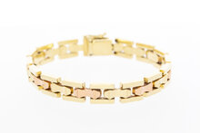 Vintage Goldbarren Armband 14 Karat - 19 cm