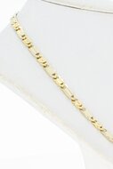 Falkenauge Kette 14 Karat Gold - 50,5 cm