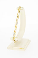 14 Karat Gold Panzerarmband - 24 cm