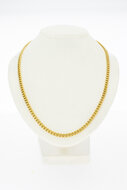 Panzer Kette 14 Karat Gold - 50,1 cm