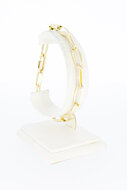 14 Karat Paperclip Gold Armband - 22,1 cm