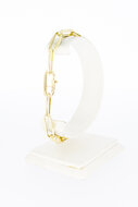 14 Karat Paperclip Gold Armband - 22,1 cm