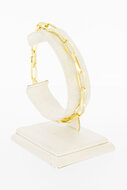 14 Karat Paperclip Goldarmband - 21,1 cm