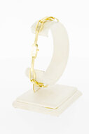14 Karat Paperclip Goldarmband - 21,1 cm