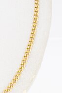 14 Karat Goldene Panzer Gliederkette - 56,7 cm