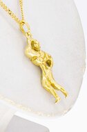 18 Karat Gold Anh&auml;nger &#039;Bodybuilder&#039; - 3,2 cm