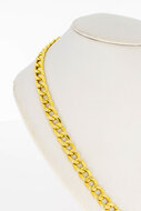14 Karat Panzer Gold Gliederkette - 50,7 cm