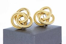 750 Gelbgold Ohrstecker Damen mit Clip
