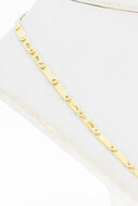 Falkenauge Goldkette 14 Karat - 51 cm