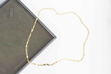 Falkenauge Goldkette 14 Karat - 51 cm