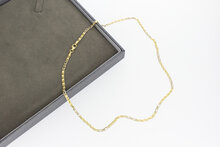 Falkenauge Goldkette 14 Karat - 43 cm