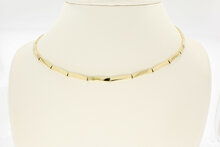 14 Karat St&auml;bchen Goldkette - 42,2 cm