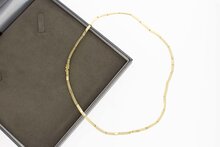 14 Karat St&auml;bchen Goldkette - 42,2 cm