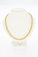 14 Karat Gold Kordelkette - L&auml;nge 61 cm