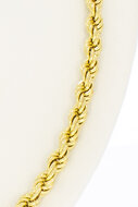 14 Karat Gold Kordelkette - L&auml;nge 61 cm