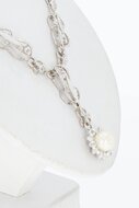Edelsteinkette 18 Karat Gold - 49,5 cm