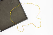 Figaro Halskette aus 18 Karat Gold - 60,2 cm