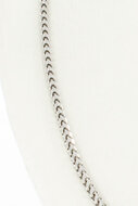 Fuchsschwanz Kette 18 Karat Wei&szlig;gold - 42,1 cm