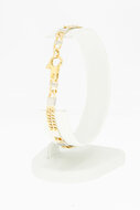 14 Karat Gold K&ouml;nigsarmband - 19,6 cm