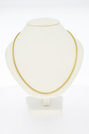 Goldene Schlangenkette 14 Karat - 45,5 cm