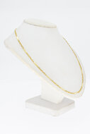 585 Gold Falkenauge Halskette - 43,1 cm