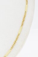 585 Gold Falkenauge Halskette - 43,1 cm