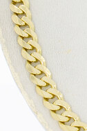 Panzer Halskette 14 Karat Gold - 60,5 cm