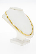 Panzer Halskette 14 Karat Gold - 52,2 cm