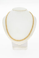 14 Karat Gold &#039;&#039;offen&#039;&#039; Panzer Kette - 74,3 cm