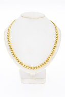 Panzerkette 18 Karat Gelbgold - 44,5 cm