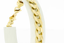 Panzer Armband 14 Karat Gelbgold - 20,5 cm