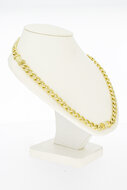 Panzer Halskette 14 Karat Gold - 65,7 cm