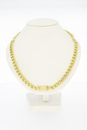 Panzer Halskette 14 Karat Gold - 65,7 cm