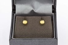 Kugelf&ouml;rmige Ohrstecker 14 Karat Gold &ndash; 4,9 mm