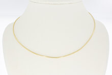 Omega Halskette 14 Karat Gold - 44,5 cm