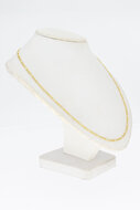 Figarokette 14 Karat Gelbgold - 49,6 cm