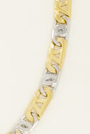 Falkenauge Goldkette 14 Karat - 61,4 cm