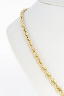 Kordel Gelbgold Kette 14 Karat - 46 cm